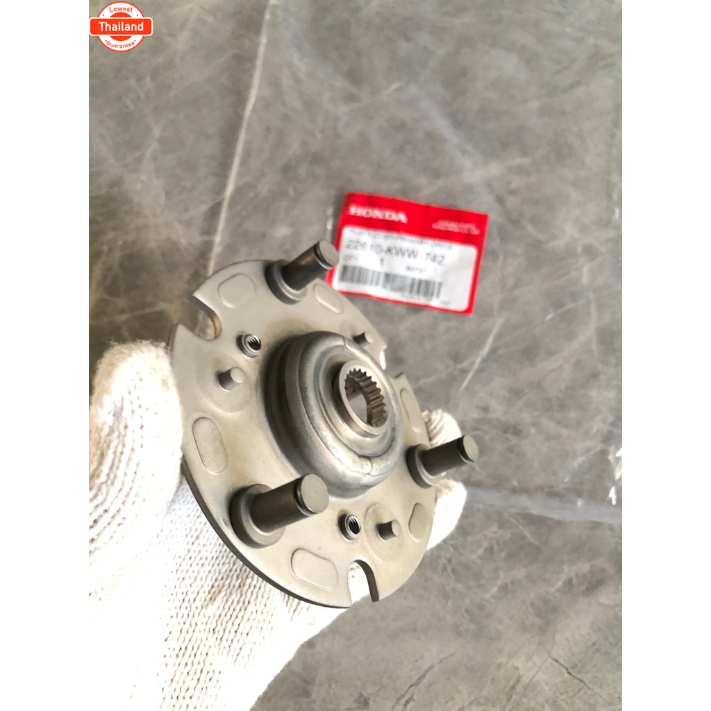 22610-KWW-742 EXEDY จานคลัชก้อน,ต้นกำลังขัตัวนอกหลักคลัช แท้ศูนย์ สตาร์ทมือ เวฟ110i