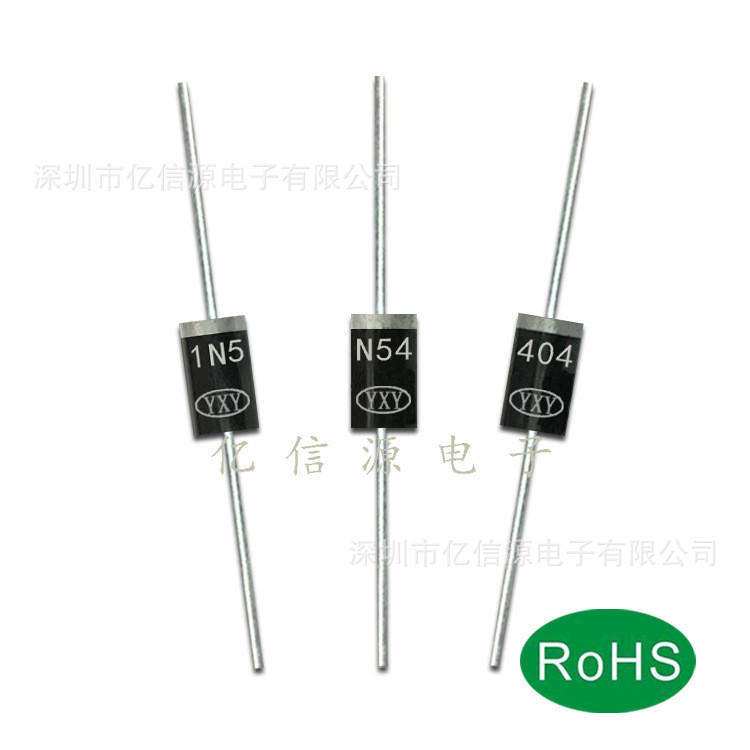 ขายตรงจากโรงงาน In-Line 1N5404 Plug-In IN5404 DO-27 Rectifier Diode