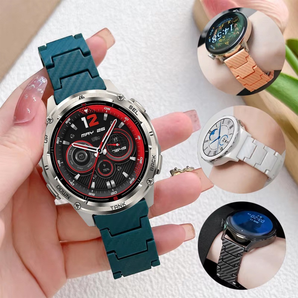 20 22 มม.คาร์บอนไฟเบอร์สําหรับ KOSPET TANK T3 Ultra 2/T2/T1 pro สร้อยข้อมือสําหรับ KOSPET TANK M3 Ul