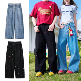 SUIKONE ซุยโคเนะ อเมริกันย้อนยุคเต็มพิมพ์ดอกไม้หลวมสบายๆกางเ…