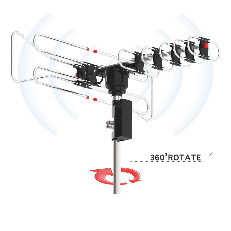 电视天线八木天线高清室外旋转天线地面波数字HDTV TV Antenna