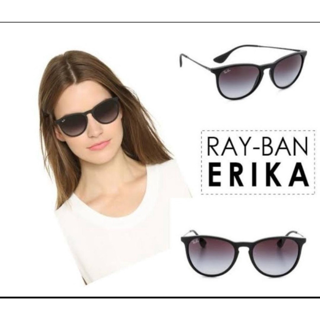 Rayban ERICA 59073 แว่นกันแดด Fullset แว่นตาศิลปิน