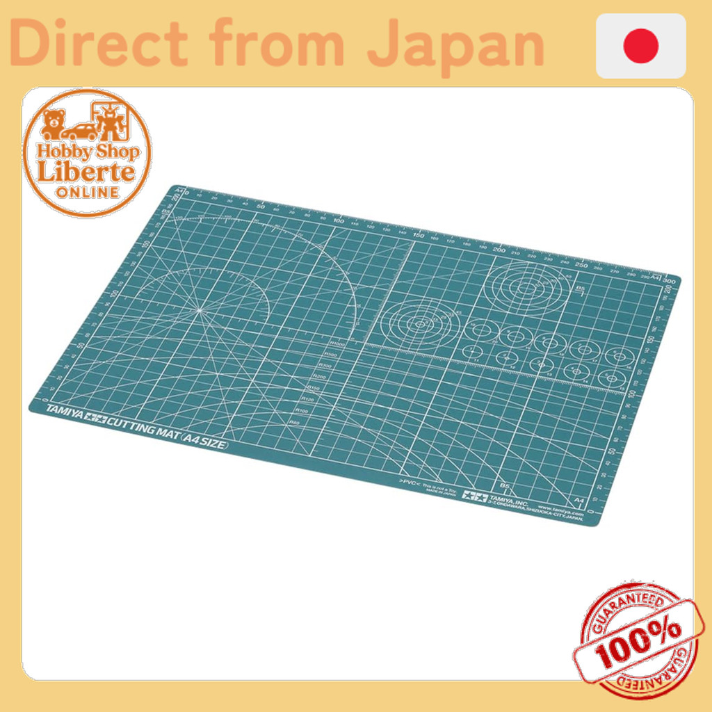 [Direct Japan] TAMIYA Craft Tool Series No.118 Cutting Mat A4 Size / Green Tools for Plastic Model 7