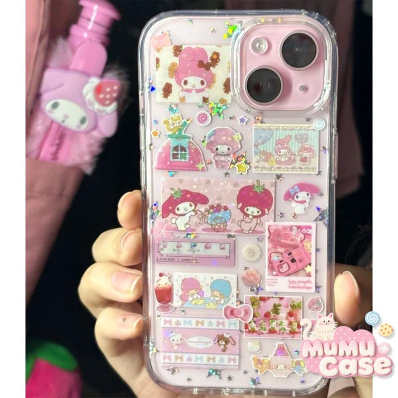 การ์ตูนเมโลดี้แคทน่ารักโบว์โบว์นุ่มเคส Samsung A05 A06 A54 A25 A05s A14 A02s A15 A32 A34 A03s A04E A55 A51 A50s A50 A21s