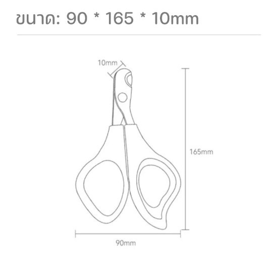 ✂กรรไกรตัดเล็บแมว😻กรรไกรตัดเล็บสัตว์ ทรงกลม ป้องกันการตัดไปที่เส้นเลือดของแมว สุนัข แมว - รูปที่ 7