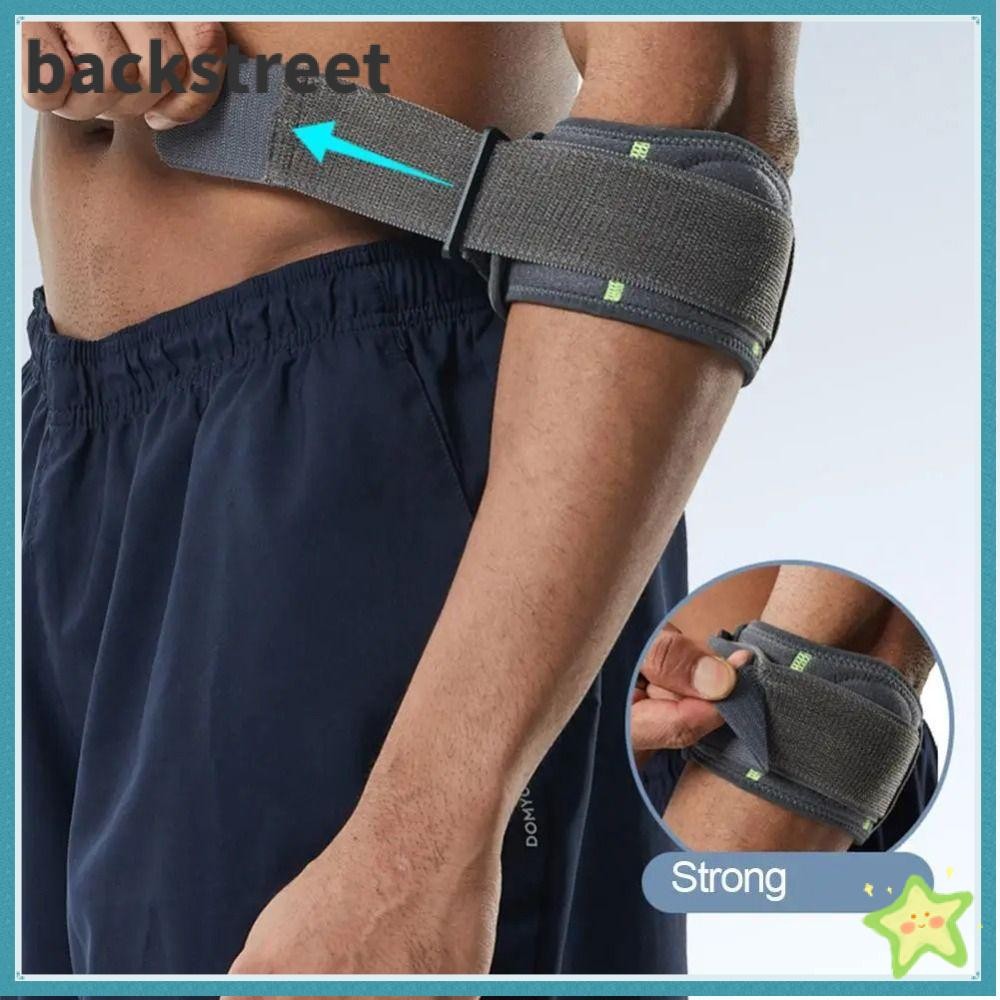 BACKSTAGEREETDV Elbow Brace Support Strap, Pressure Relief Workout Gear Forearm Compression Sleeve, Accessories Breathable สบายเทนนิสข้อศอกรั้ง