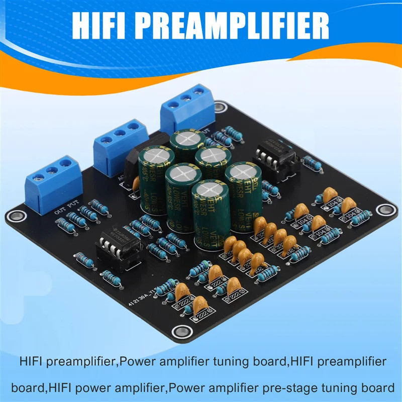 FULL-Hifi Preamplifier Board Hifi Power Amplifier อุปกรณ์เสริมเครื่องขยายเสียง Preamp Tuning Board แ