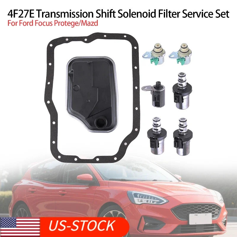 1 ชุดเกียร์โซลินอยด์วาล์วปะเก็นชุดกรอง 4F27E สําหรับ Ford Focus Transit Connect MAZDA 3 5 6 2004-201