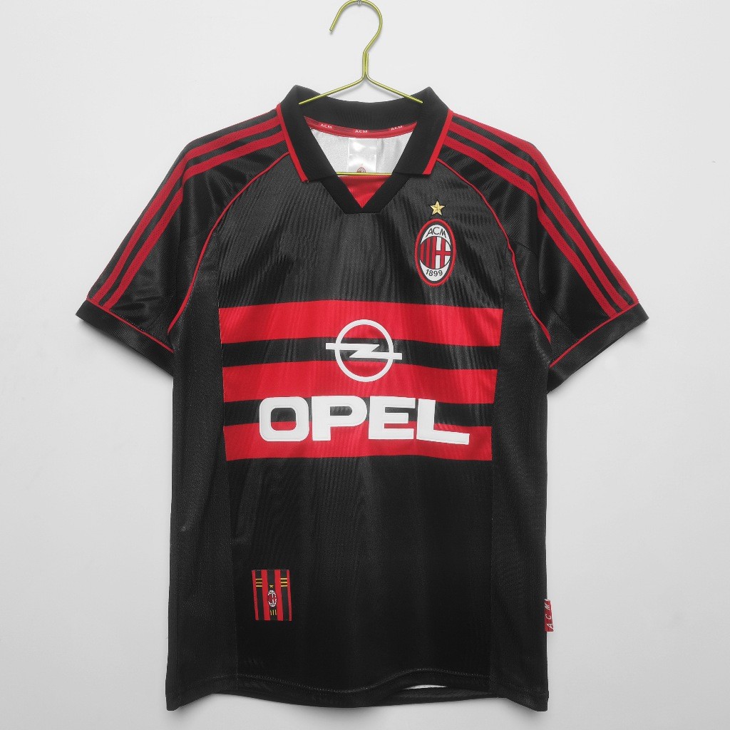 #Ac 98-99 Home Retro Soccer Jersey Football #SHEVCHENKO #MALDINI