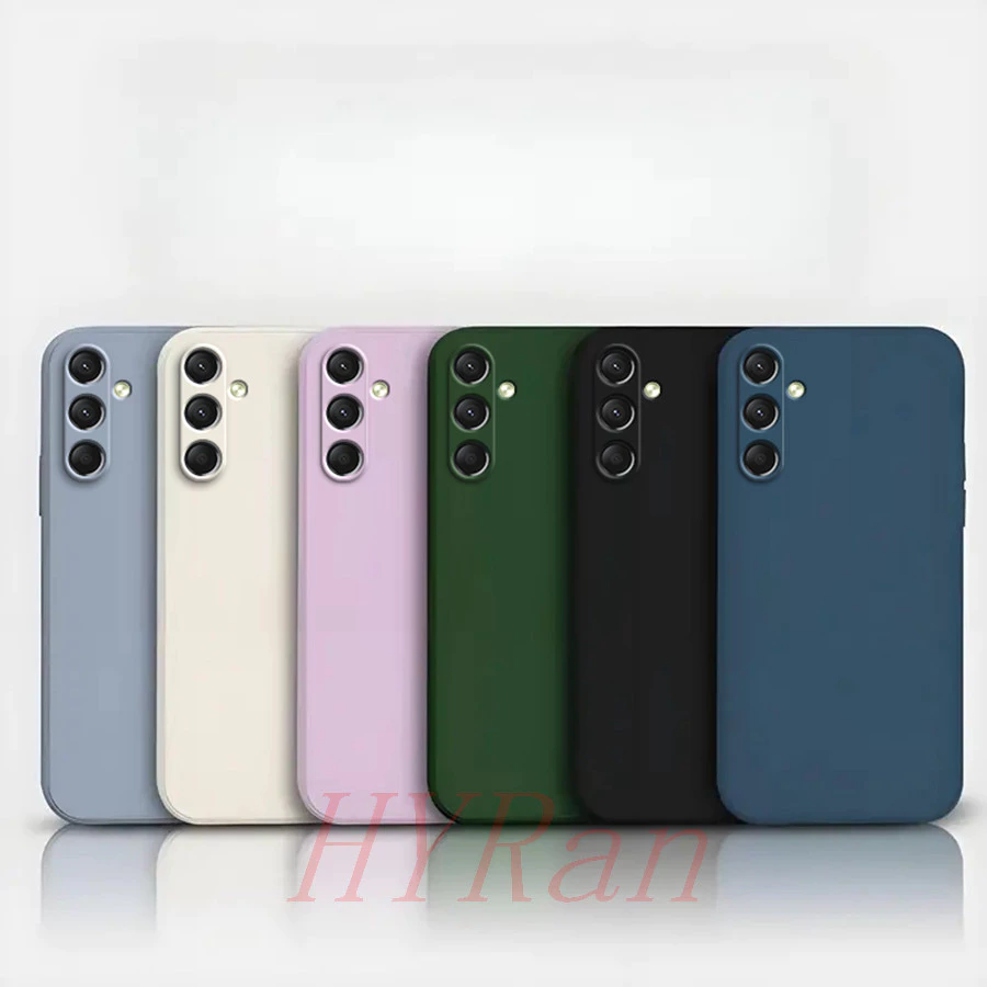 Samsung A56/A55/A54/A36/A35/A34/A26/A25/A24/A05S/A14/A15/A16/A17 5G เคสโทรศัพท์ซิลิโคนสีทึบ YT