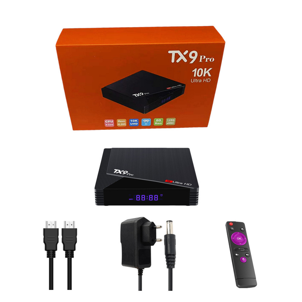 TX9 PRO TV Top BOX Android TV BOX Dual Band 5G ที่กําหนดเอง 8+128GBAndroid13
