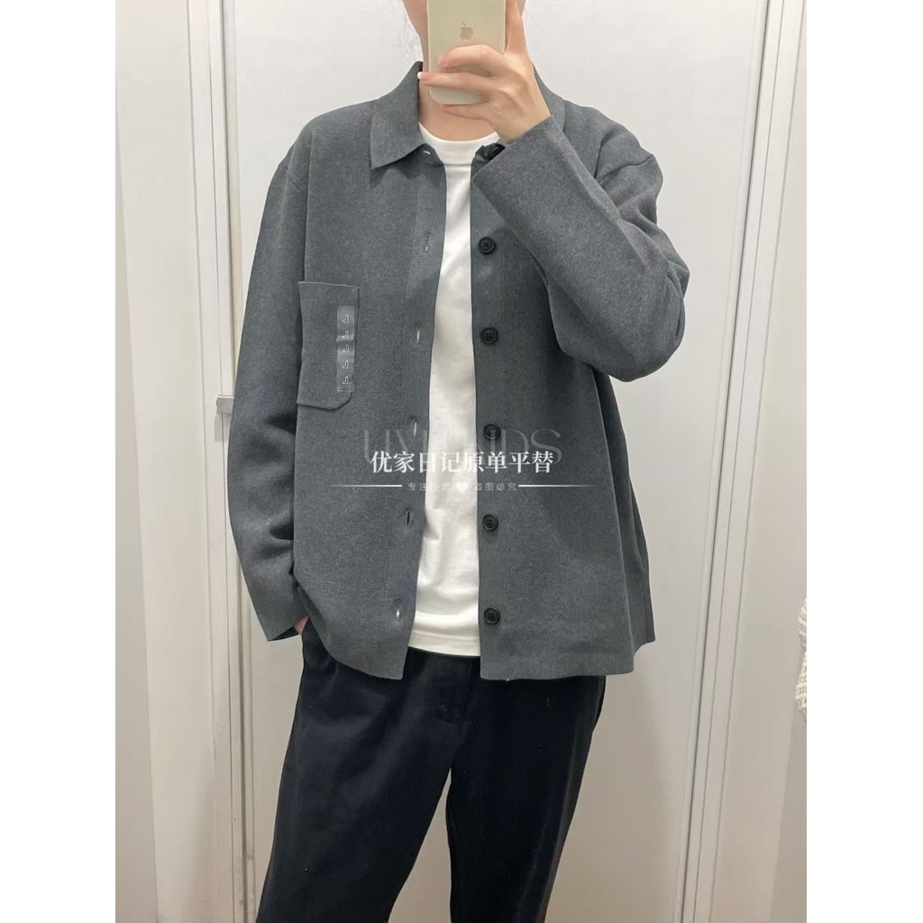 URAZ เสื้อถักลายริบบิด สเวตเตอร์กันหนาว สำหรับผู้ชายและผู้หญิง เหมาะสำหรับการเดินทาง ฤดูใบไม้ร่วง