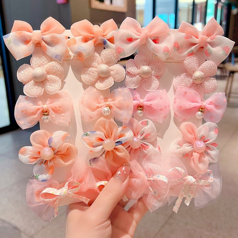 10ชิ้นชุดกิ๊บติดผมสําหรับเด็กแฟชั่นเกาหลีใหม่น่ารักโบว์กิ๊บเด็กคลิปด้านข้างคลิปหน้าม้ากิ๊บกิ๊บอุปกรณ์ผม - รูปที่ 5