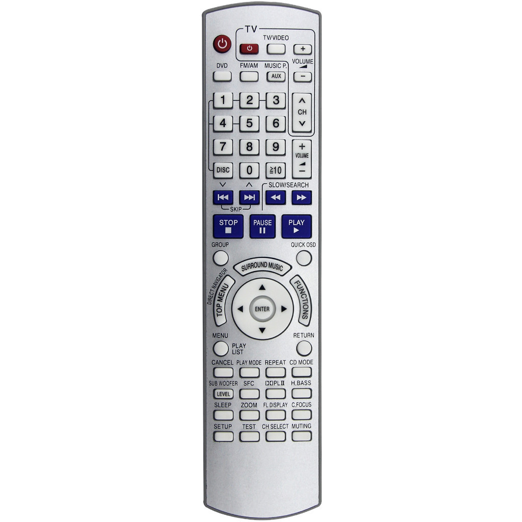 ใช้งานร่วมกับ Panasonic DVD SC-HT940 HT743 HT744 HT740 รีโมทคอนโทรล EUR762Y30 อะไหล่เปลี่ยน