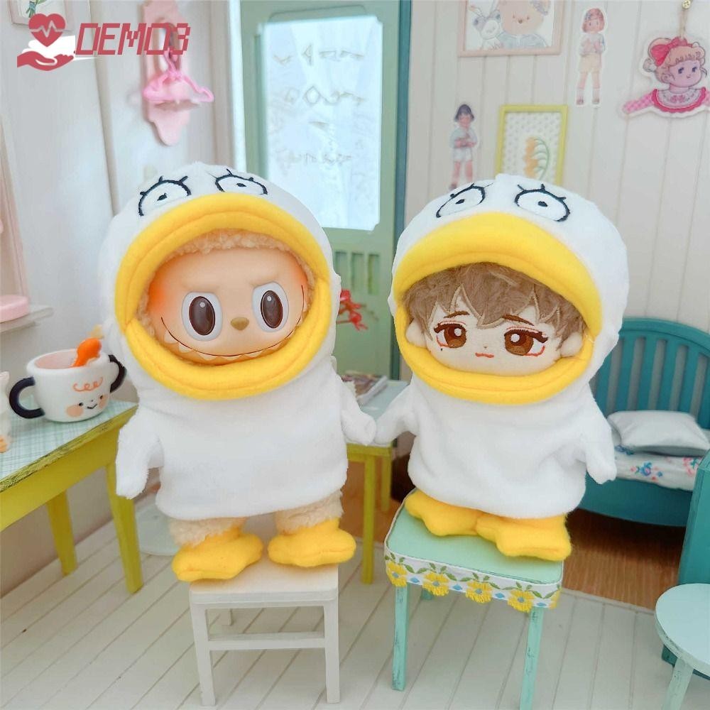 [DEMO3] เสื้อผ้าตุ๊กตา Labubu, ตุ๊กตาผ้าฝ้าย Labubu Time To Chill Filled Doll Accessories, Cos Gift Handmade|เสื้อผ้าตุ๊กตาทํามือสําหรับตุ๊กตาลาบู 17 ซม