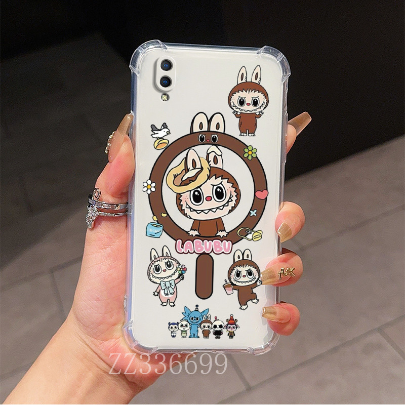 เคส VIVO Y91C Y93 V11 pro Y97 Y1S YQlabubu ใสเคสโทรศัพท์ซิลิโคนสี่มุมป้องกัน