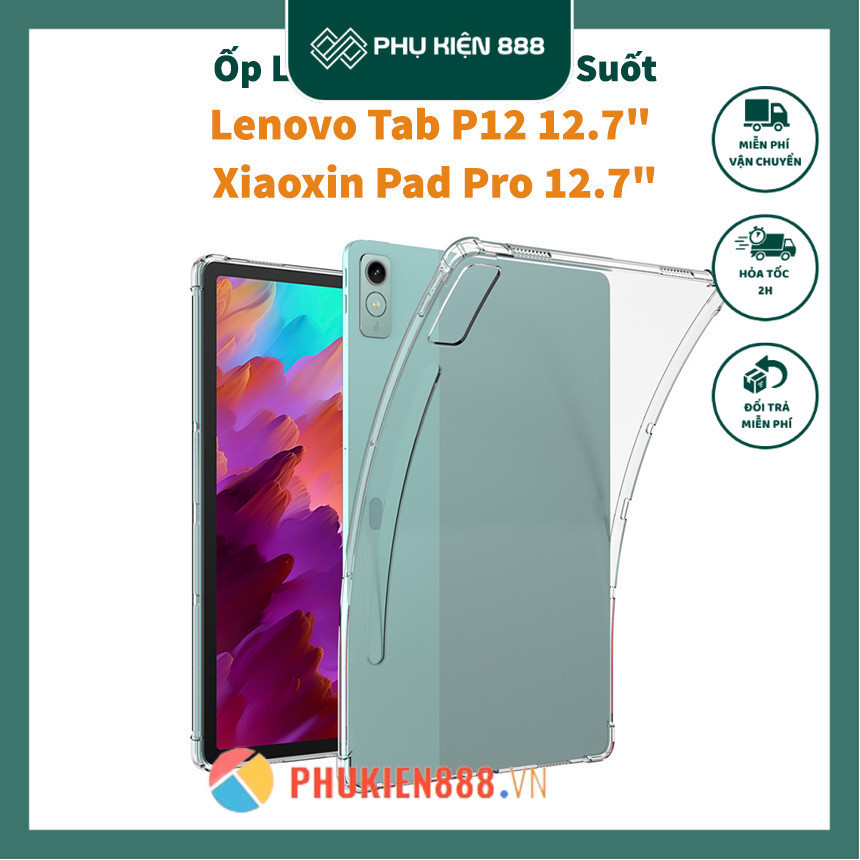 Lenovo Tab P12 12.7" / Xiaoxin Pad Pro 12.7" เคสซิลิโคนกันกระแทกกันกระแทกกันกระแทก phukien888