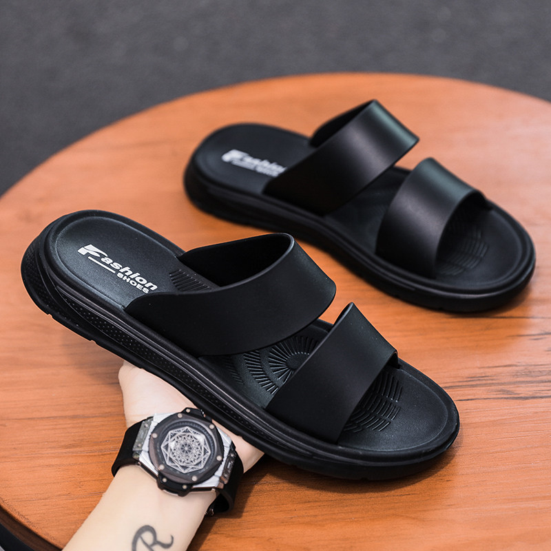 38-45 Beach Flip-Flops เทรนด์แฟชั่นสบายๆกีฬาสบาย Anti-Slip Outing Sand
