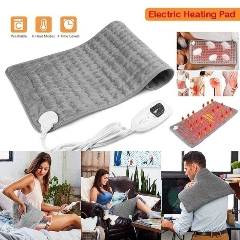 แผ่นทําความร้อนไฟฟ้ามีประสิทธิภาพบรรเทาอาการปวดหลังคอแบบพกพากายภาพบําบัดประคบร้อน