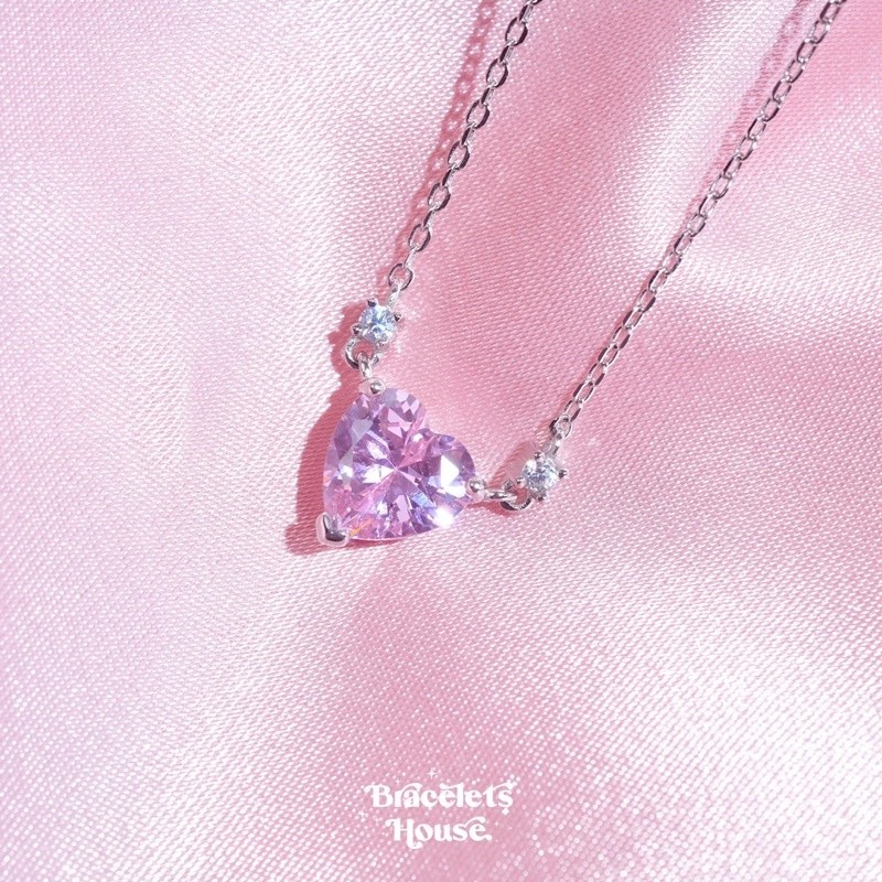 สร้อย สร้อยคอเงินแท้ Erika 💖✨ ส่งฟรี EMS ! [E2-1]