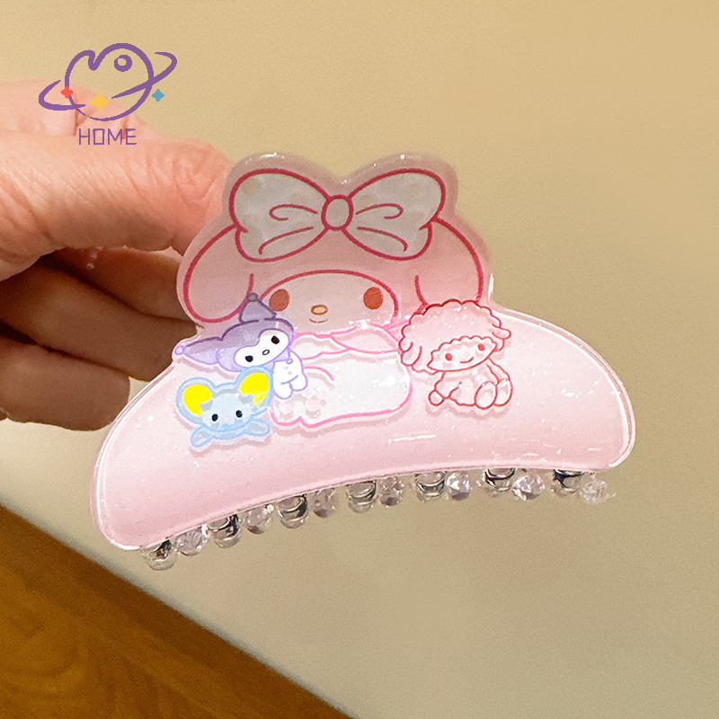 [mayhome] Sanrio กิ๊บติดผมอะคริลิค Hello Kitty Cinnamoroll Kuromi ผมคว้าคลิปคลิปฉลามเครื่องประดับผมของขวัญวันเกิดสาว {TH}