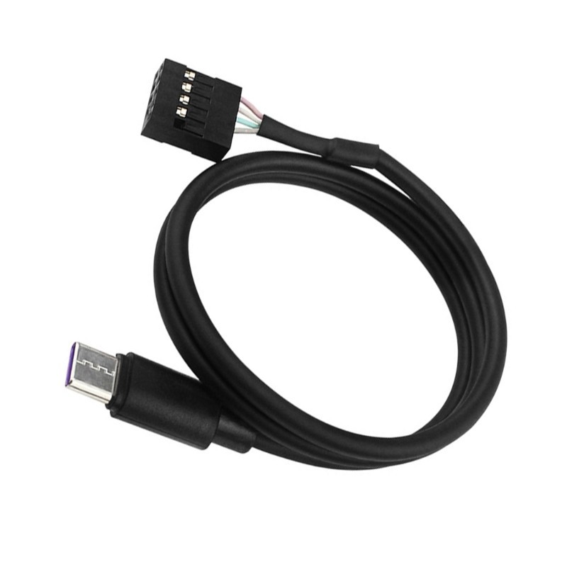 Homie0 9Pin To Type C สาย USB เมนบอร์ดคอมพิวเตอร์สายไฟสําหรับหน้าจอรอง PC หน้าจอ LCD Fast Charging และ D