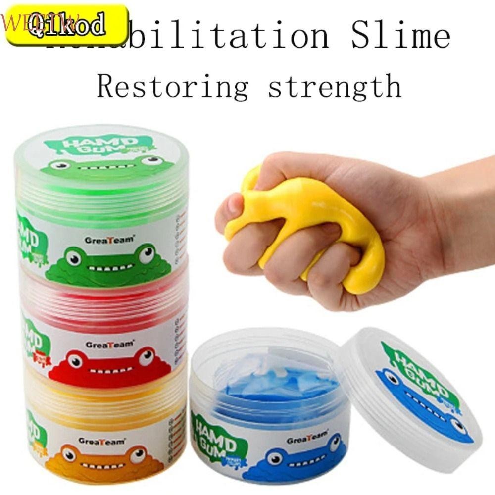 Weekw Hand Putty Squiz ของเล่น, Soft Clay Soft Stretched Finger Training Putty, Hand Strength Training 4 ชิ้น/เซ็ต Non-Sticky Therapy Putty ชุดของเล่นเสริมพัฒนาการ