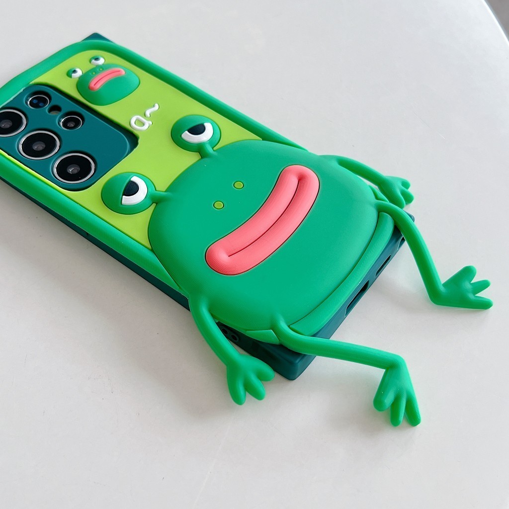 ซิลิโคน 3d การ์ตูนยาวขากบนุ่มสําหรับ Samsung Galaxy S24 S23 S22 S21 S20 Ultra Plus S23FE S21FE A55 A35 A25 A15 A54 A34 A24 A14 A15 โทรศัพท์ปกหลัง ราคา ถูกที่สุด ดีลบีเคเค แกลเลอรีภาพที่ 8