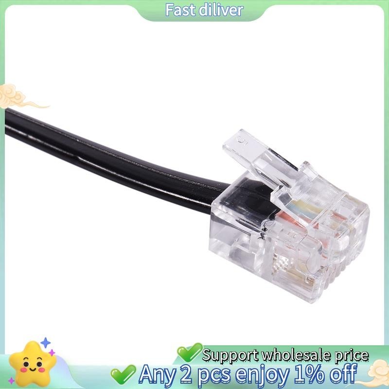 Rj11 6P4C สายสายโทรศัพท์ ADSL โมเด็ม