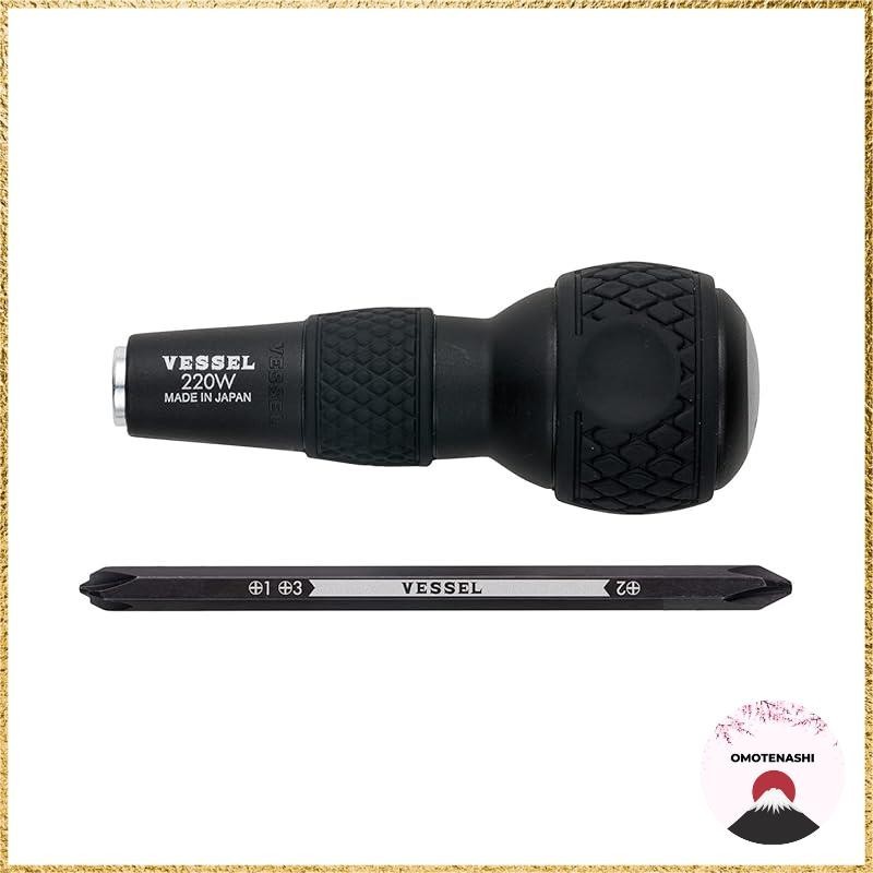 VESSEL Ball Grip Multi-Bit Screwdriver