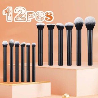 12 ชิ้น/เซ็ตชุดแปรงแต่งหน้า Professional Foundation Powder C…