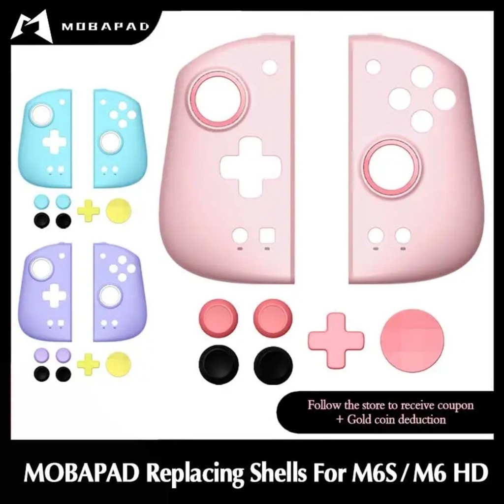 Mobapad M6S / M6 HD Gemini 2 เกมแผงควบคุมสําหรับ NS Switch OLED ซ้ายและขวา Gamepad Grip Joypad