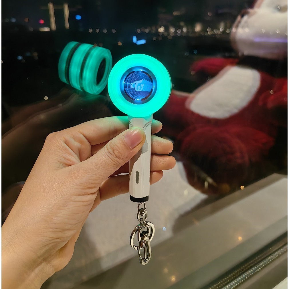 Kpop Twice รุ่นที่ 3 รองรับ Lightstick มินิพวงกุญแจ Candy Stick จี้