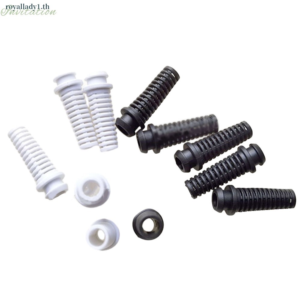 [ในสต็อก] 10x สายเคเบิล Gland Connector ยางความเครียดบรรเทาสายไฟเครื่องมือไฟฟ้าปลอกสายเคเบิล