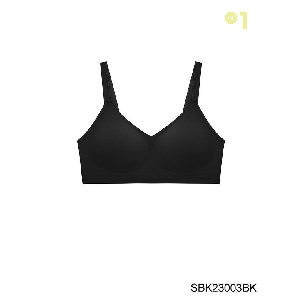 SABINA FOREVER YOUNG Soft Collection Level 1 เสื้อชั้นในไม่มีโครง รหัส SBK23003BK สีดำ