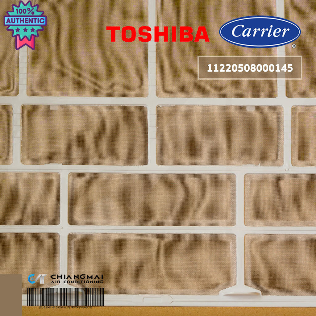 11220508000145 แผ่นกรองฝุ่นแอร์ Carrier ฟิลเตอร์แอร์ แคเรียร์ รุ่น 42ABF018, 42AAF025 อะไหล่แอร์ gen