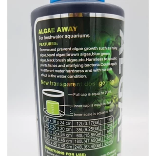 AZOO Algae Away ลดตะไคร่น้ำ ยับยั้งการเกิดสาหร่าย ในตู้ไม้น้ำ