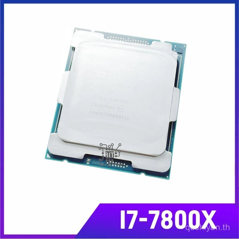 Lga2066โปรเซสเซอร์7800x i7เมนบอร์ด X299สก์ท็อปซีพียู14 NM 6แกน12 3.5เกลียว8.25 GHz MB TDP 140W