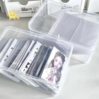 [JBTH] กล่องเก็บของโปร่งใสเกาหลีการ์ด Photocard กล่องเก็บของ Photo Card Organizer Classification Flip Box [JB]