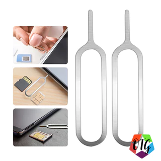 10 ชิ้น ที่จิ้มซิมเข็มถอดซิม ซิมมือถือ อะไหล่มือถือ (SIM) พกพาได้ สำหรับมือถือทุกรุ่น