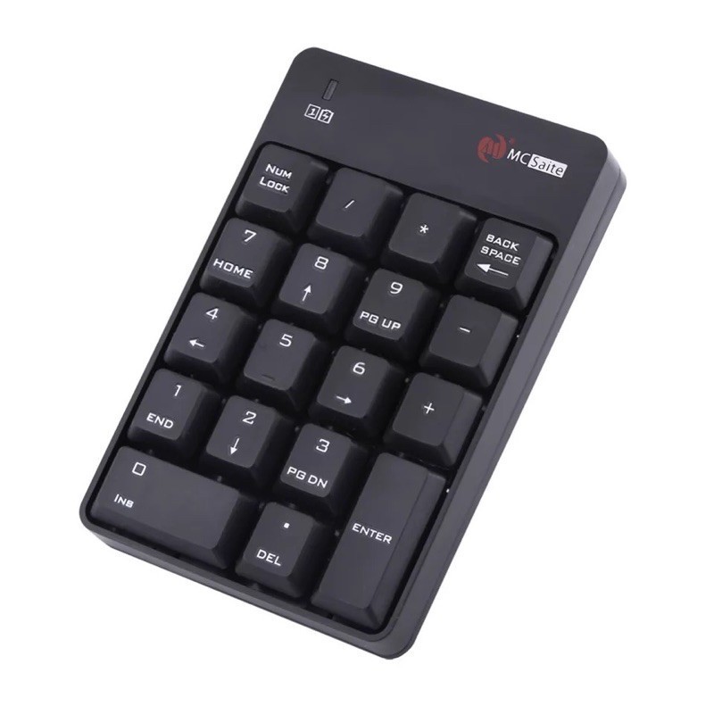 ส่งไว ประกัน1ปีเต็ม! 2.4GHzคีย์บอร์ดไร้สายUSB แป้นตัวเลขจำนวน 18 ปุ่มPadสำหรับแล็ปท็อปPC คีย์บอร์ดตัวเลขไร้สาย4 - รูปที่ 4