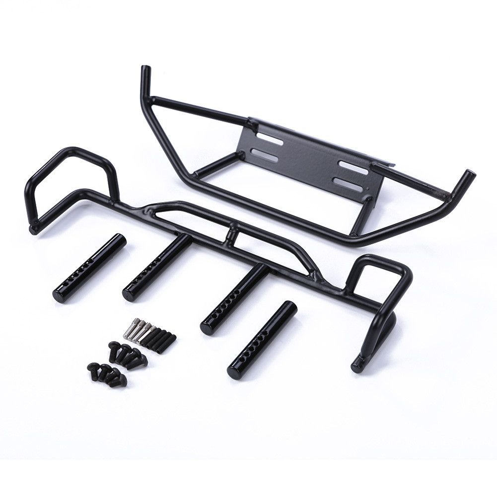 [Okhello.th] กันชนหลังด้านหน้าโลหะสําหรับ TF2 / TF1 1/10 Scale RC Crawler Cars รุ่น