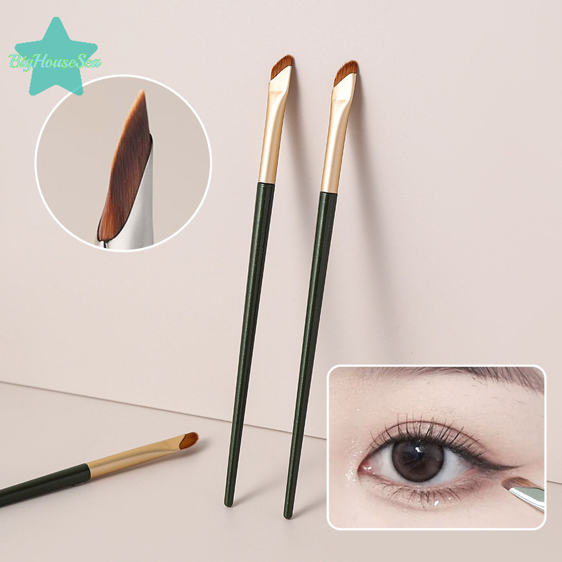 [BigHouseSea] อัพเกรดอายไลเนอร์แปรงคิ้ว Slang Flat Sickle Blade แปรงอายไลเนอร์ Wool Fiber Eye Brow Contour เครื่องมือแต่งหน้าใหม่