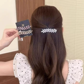 Bling Shine กิ๊บติดผมรูปข้าวสาลี Hairpin Barrettes Headwear อุปกรณ์เสริม