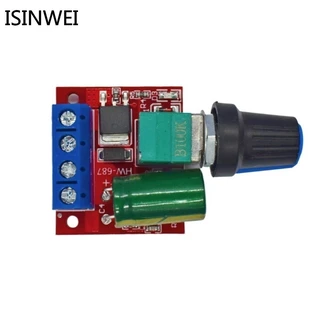 โมดูลควบคุมความเร็วมอเตอร์ DC 1.8V-35V 2A 3A 5A 10A 30W 80W 90W PWM แรงดันไฟฟ้าต่ํา ปรับได้