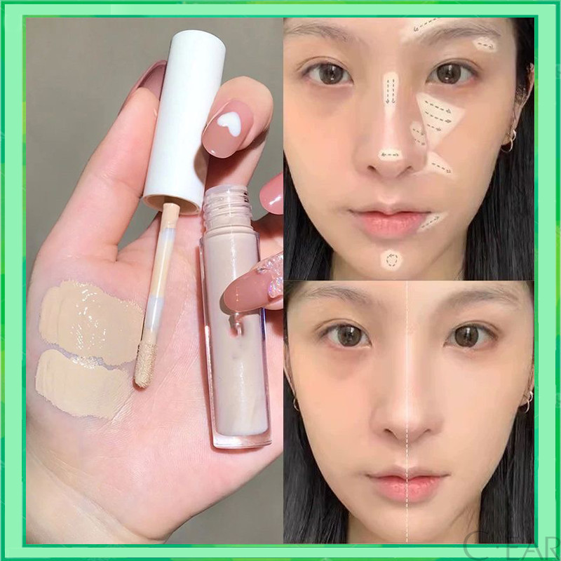 เครื่องสําอางคอนซีลเลอร์ เนื้อครีม สําหรับซ่อมแซมผิวหน้า รอบดวงตา และสิว 4 สี