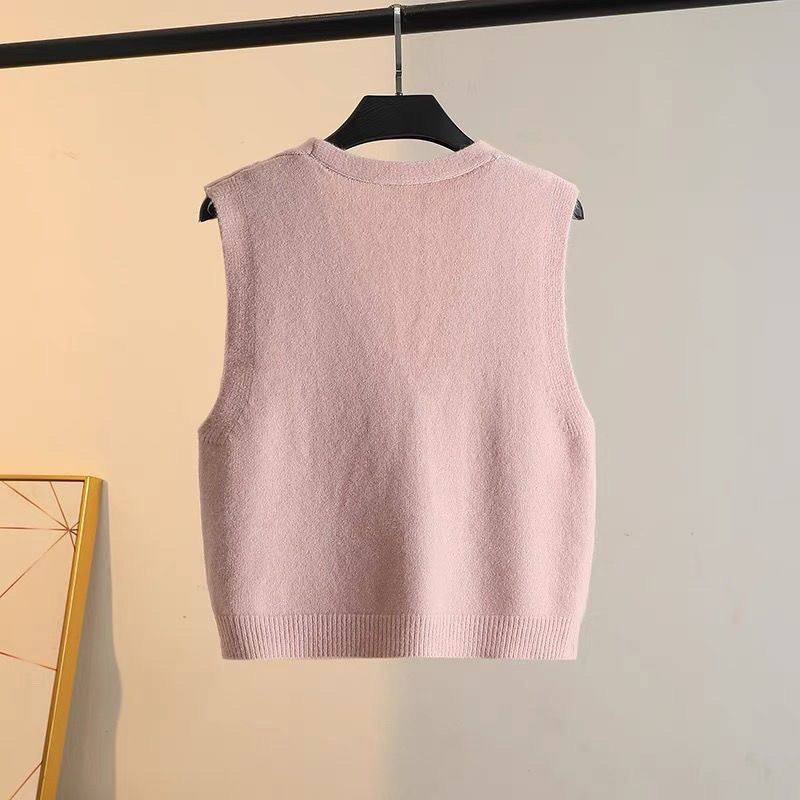 เสื้อกั๊กถักฤดูใบไม้ผลิฤดูใบไม้ร่วง 2025 รูปที่ 7