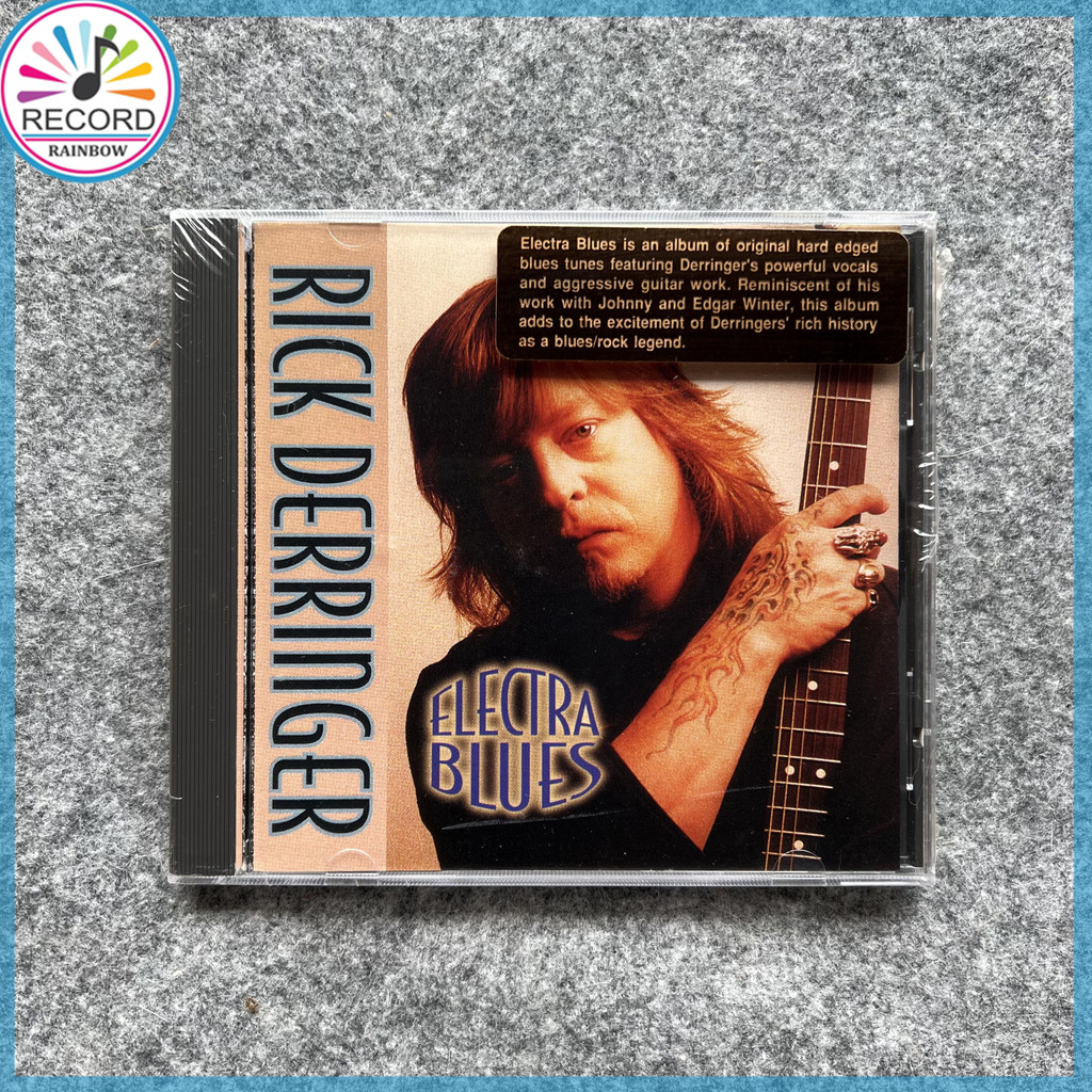 Rick Derringer ELECTRA BLUES Original CD Album [Sealed] Brand New IP0646