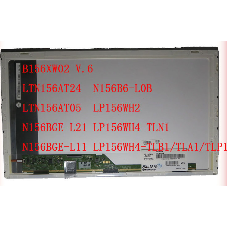 15.6 นิ้ว 40 พิน b156xw02 v.6 ltn156at24 ltn156at05 N156BGE-L21 N156BGE-L11 lp156wh2 lp156wh2 lp156l