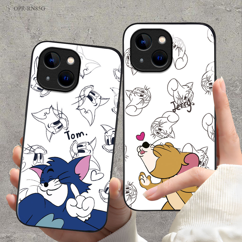 OPPO Reno 8 8Z 7 7Z 6Z 6 5 4 2F F11 F9 F7 F5 Pro Youth 4G 5G เคสออปโป้ Hat Boy Glass Case BL